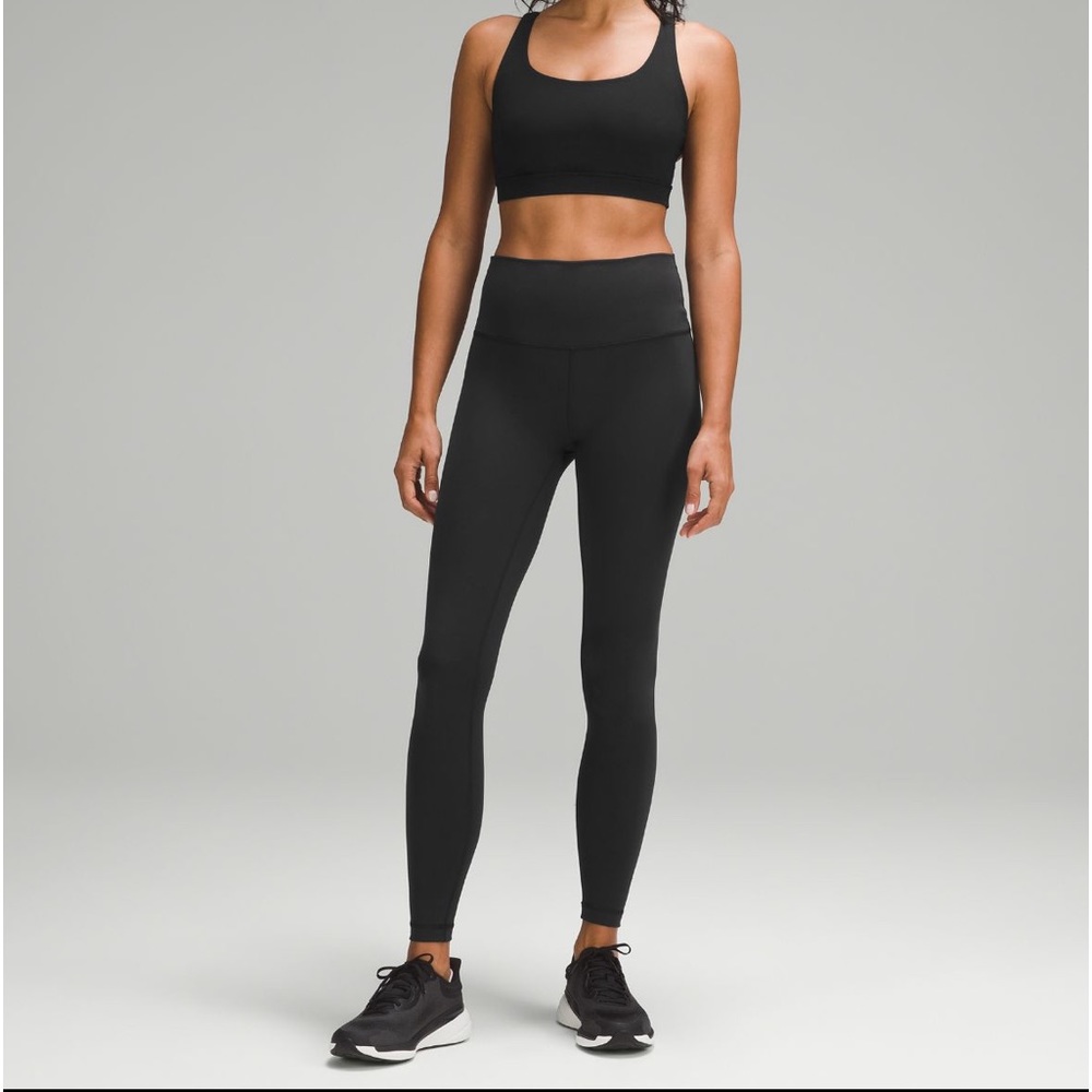 lululemon wunder train 28” inch black leggings